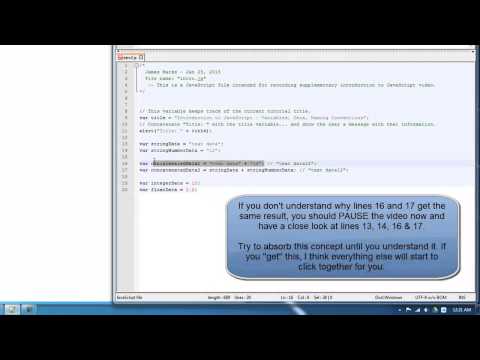 Javascript Basics Tutorial 2 Variables Data Types Naming Conventions