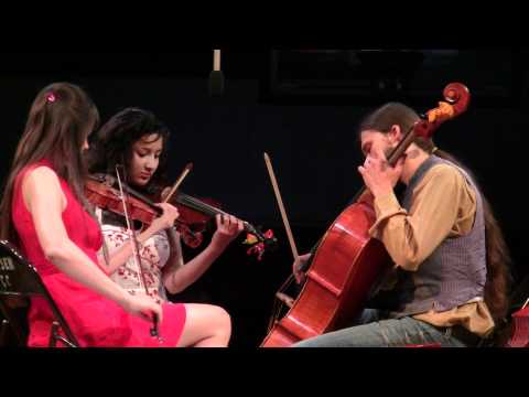 Tristan & Tashina Clarridge & Friend ~ Black Bird ~ 2012 National Oldtime Fiddlers Contest