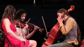 Tristan & Tashina Clarridge & Friend ~ Black Bird ~ 2012 National Oldtime Fiddlers Contest