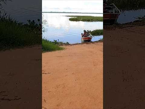 Rampa para barco do balneário municipal de Terra Rica PR #pescaria #pesca #terrarica #rioparanapanem