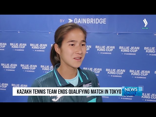 Kazakh tennis team ends qualifying match in Tokyo