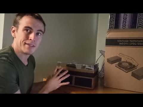 LP&No.1 Vinyl Record Storage Case and Vinyl Record Player video review thumbnail