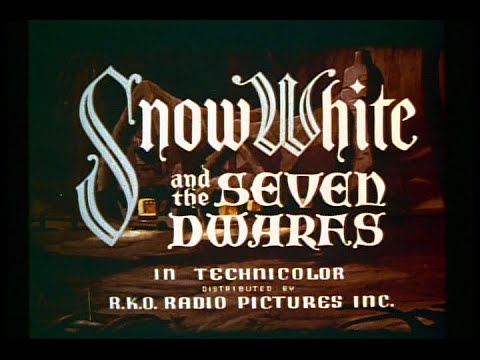 Snow White and the Seven Dwarfs - 1937 Theatrical Trailer