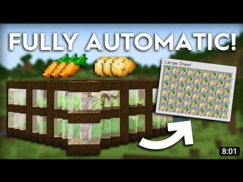 Minecraft Easy Villager Potato/Carrot Farm - 700+ Per Hour