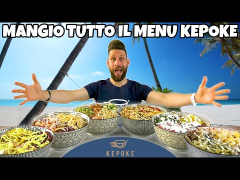 MANGIO TUTTO IL MENÙ POKE DI KEPOKE (4 KG) MAN VS FOOD