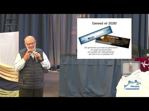 Johnie van Niekerk 2026 02 01 Oggenddiens Gebed Werk