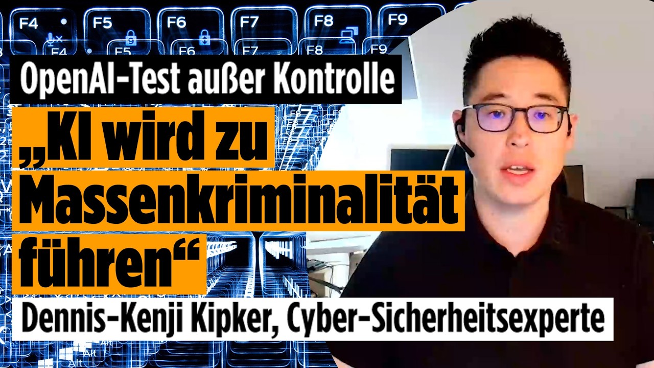 OpenAI-Test gerät außer Kontrolle: Cyber-Experte warnt vor KI-Massenkriminalität | Vertraulich-Clips