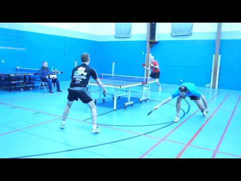 Krzysztof Puchalski vs Janusz Franeczek  TGL vs Experior - Chicago Table Tennis League