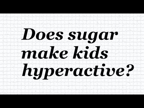 Does sugar make kids hyperactive?