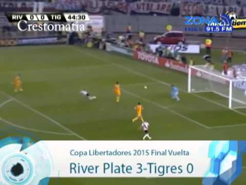 River Plate 3 Tigres 0 Copa Libertadores 2015 Final Vuelta