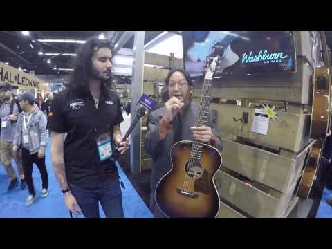 Washburn Solo Deluxe Acoustic Guitar at NAMM 2017