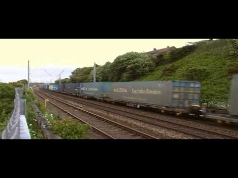 37610 & 37602 4M44 Mossend to Daventry at Hest Bank. 14th June 2013