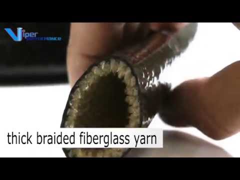 Thermal Shield Heat Sleeve Silicone & Fibreglass DEMO protect your wires & fuel hoses