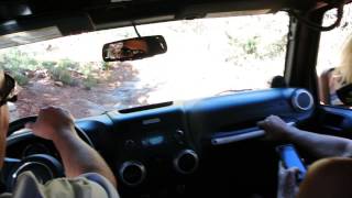 Going down "The Steps" on the Broken Arrow Trail in Sedona, AZ