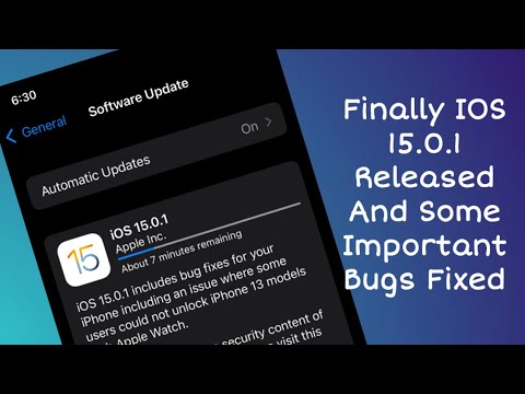 Finally IOS 15.0.1 Released And Some Important Bugs Fixed Let’s Review - Solving Techniques