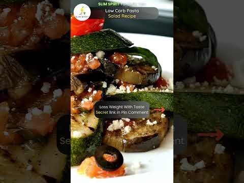 Low Carb Pasta Salad Recipe! #shorts #ytshorts #viral #pasta