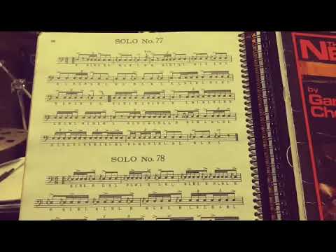 Wilcoxon’s Rudimental Push and Pull Solo n° 77