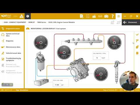 Bobcat T870 diagnostic tool - Jaltest Demonstration