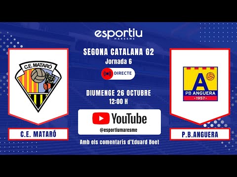 CE MATARÓ - PB ANGUERA (0-1)