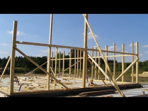 Strawbale Vlog 14 - Pierwsze zarysy ścian