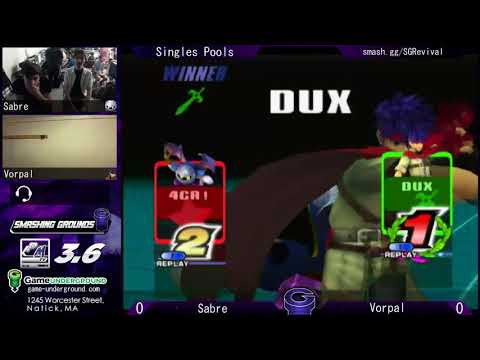 SG Revival PM - Sabre (Meta Knight) vs. Vorpal (Ike) - Project M Pools
