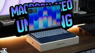 MacBook Neo Indigo Unboxing & First Impressions: Woah!