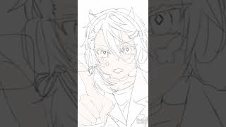 起動しろ!!　　　　　　　　　　　　　　　　　　 #メイキング動画 #デジタルイラスト #葛葉 #ポケコロツイン  #トレス