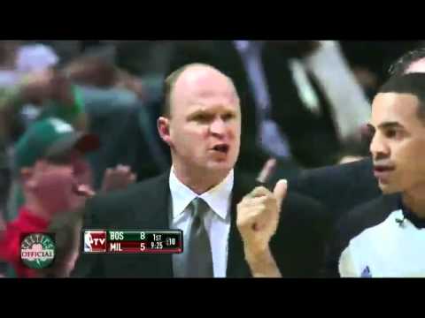 Kevin Garnett gets the Insane Block (Bucks - 3/22/12)