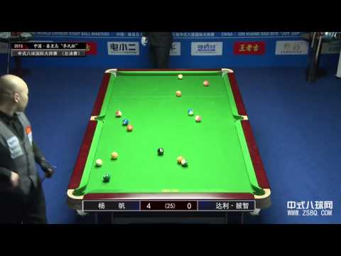 Daryl Peach VS Yang Fan - 2015 World Chinese 8 Ball Masters
