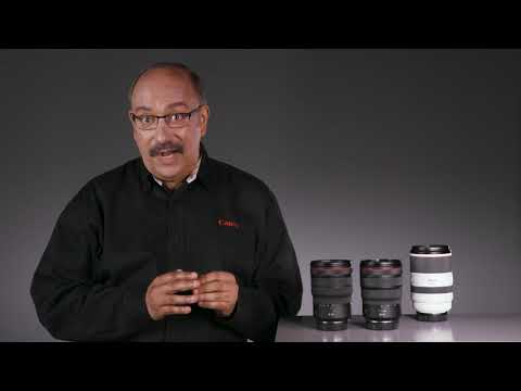 Canon RF 24-70mm F2.8 L IS USM SLR Standartinio priartinimo objektyvas Juoda video
