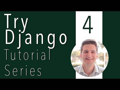 Try Django Tutorial 4 of 21 - Setup the Model and add Django Admin Capabilities