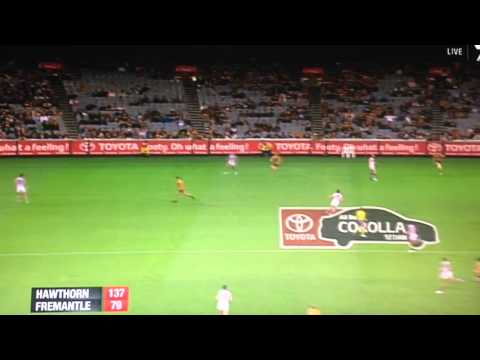 Last 41 seconds Hawthorn vs Fremantle Round 3 2014