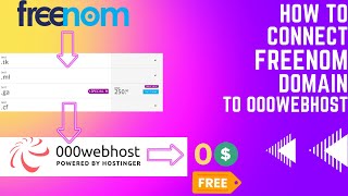 Free Webhosting with Free Domain  Connect freenom domain to 000webhost com || How To Get Free Domain