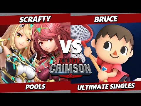 Code Crimson 2 - Scrafty (Pyra Mythra) Vs. Bruce (Villager) Smash Ultimate - SSBU