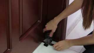 Xlock 5-in-1 Door Lock - Locking from outside