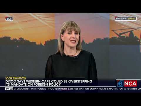 SA US Relations Concerns over Alan Winde's visit to the US