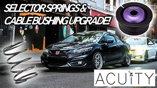 ACUITY INSTRUMENTS HAUL PT 2: Selector Springs and Cable Bushing Upgrades!