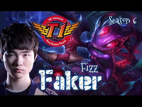 SKT T1 Faker FIZZ Mid vs Ahri - Patch 5.24 KR | League of Legends