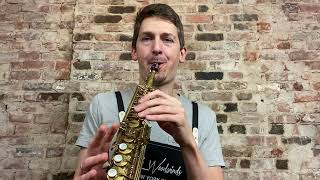 Video thumbnail for Play Test of Beautiful Selmer Mark VI Soprano Saxophone 292xxx Original Lacquer! www.newyorksax.com by JL Woodwinds