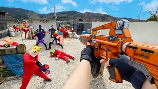 Nerf War | Amusement Park Battle 73 (Nerf First Person Shooter)