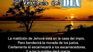 Miniatura del video: El versiculo del dia .com - Proverbios 3 v33-34