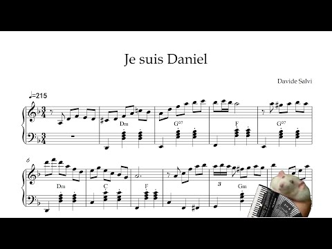 Je suis Daniel - Davide Salvi [Accordion Sheet Music]