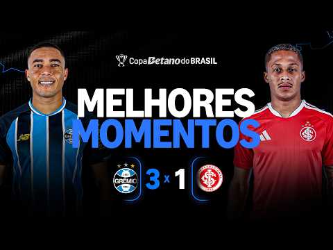 Gols e lances de Grêmio x Internacional