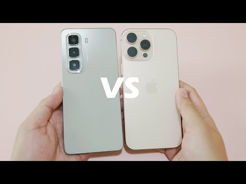 Infinix HOT50 Vs iPhone 16 Pro Max – Design, Screen, Speed Comparison