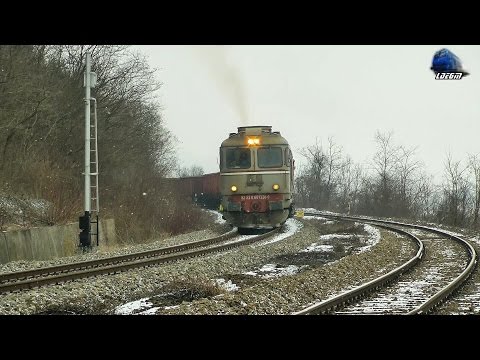 Sulzer Power! DA 60-1330-9 cu/with Marfar CFR Freight Train Urca Spre/Climb to Stana[Winter Edition]