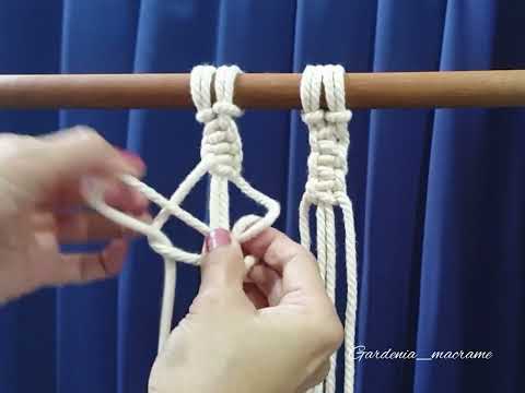 Basic Macrame Knot's Part 1, Easy and Simple | 📍Simpul-Simpul  Dasar Macrame.#macrame