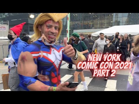 [4K]🇺🇸 Part2 Last Day of New York Comic Con 2021 #spiderman #thor #ironman#wonderwoman #superman