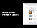 Why Reviews Matter in Search