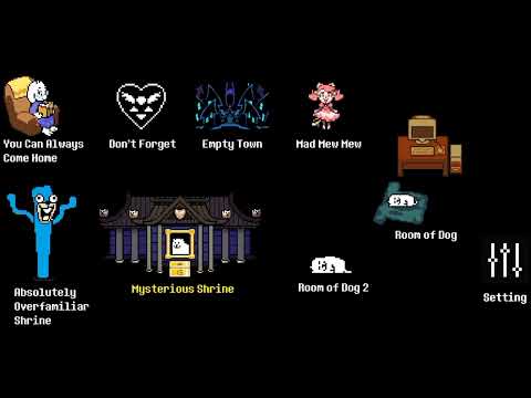 Undertale Mysterious Shrine reversed