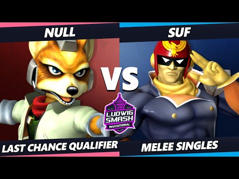 Ludwig Invitational - Null (Fox) Vs. Suf (Captain Falcon) SSBM Melee Tournament